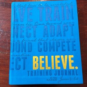 BELIEVE Training journal Brand new never used